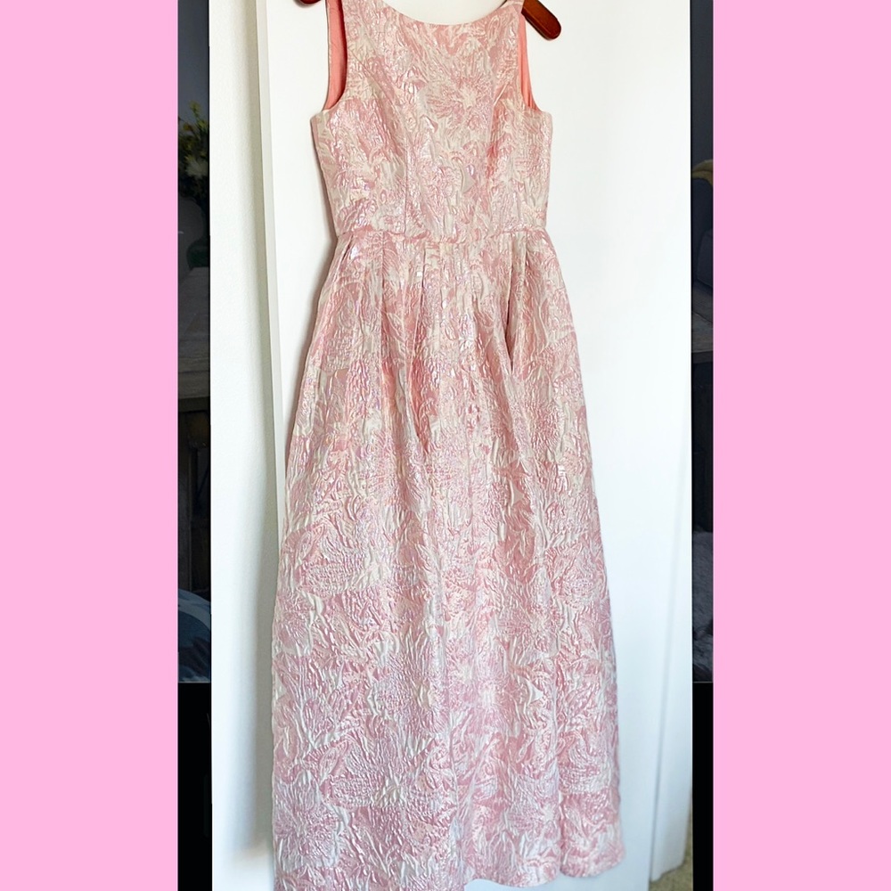 Adrianna Papell dress.